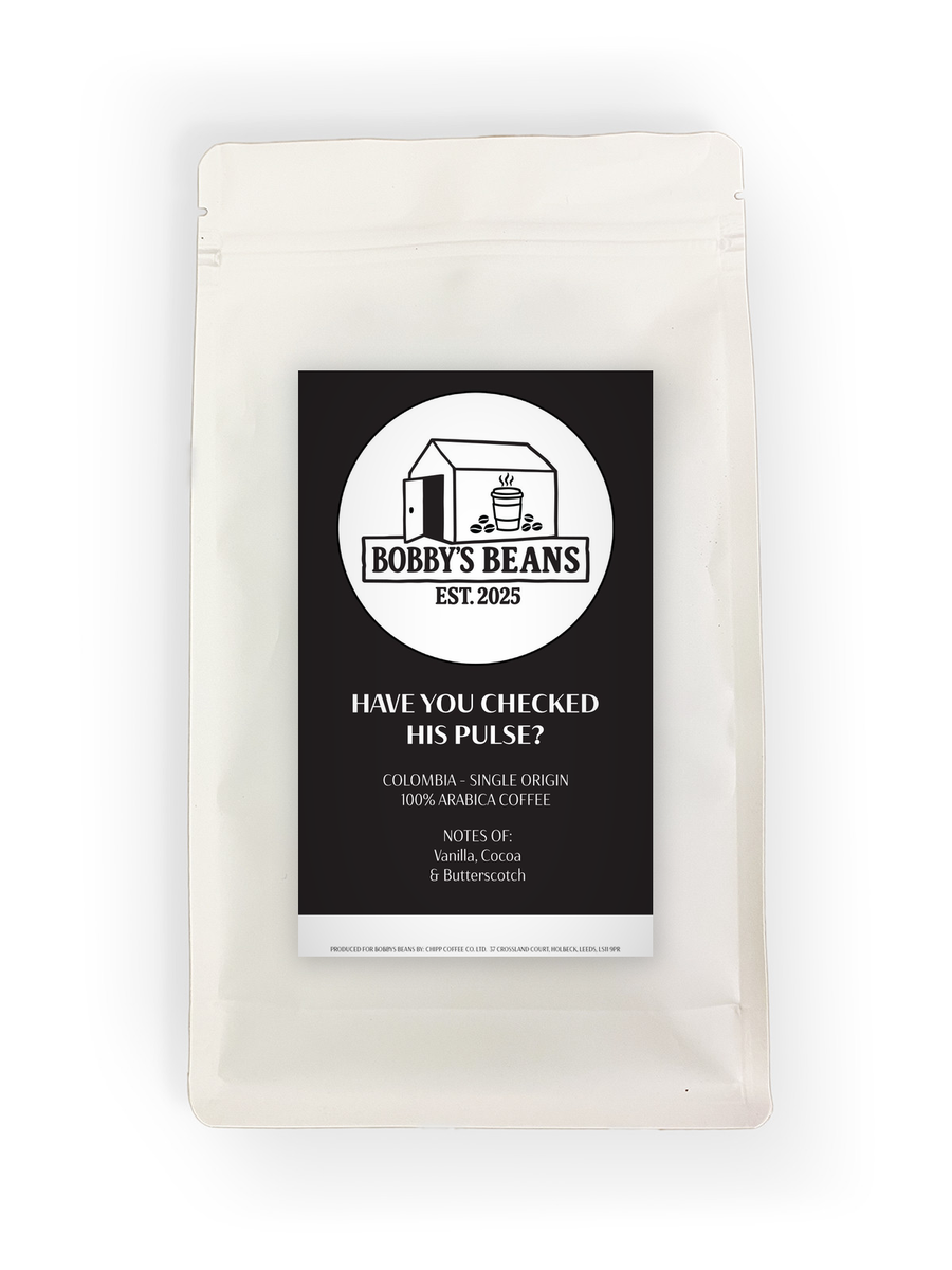 Have You Checked His Pulse coffee bag
